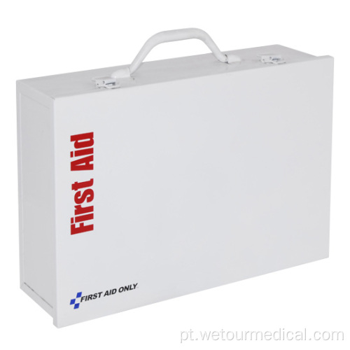 Caixa de kits de primeiros socorros para desastres médicos vazia